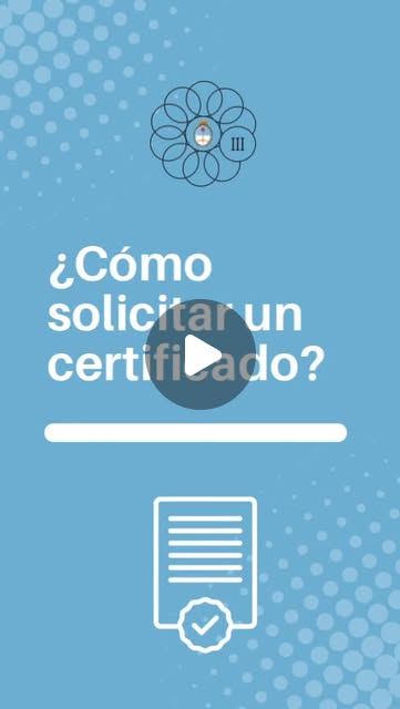 Publicacion de Instagram sobre como solicitar un certificado